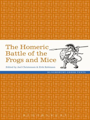 cover image of The Homeric Battle of the Frogs and Mice